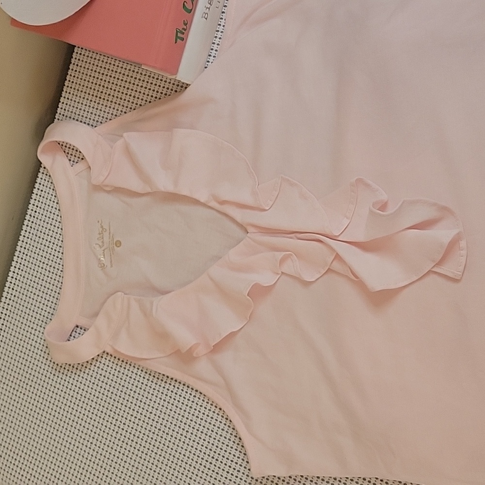 Lilly Pulitzer Pink Racer Back Tank - Picture 2 of 4